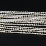 3/4mm Freshwater Pearl Beads Vertical Hole Jewelry Making