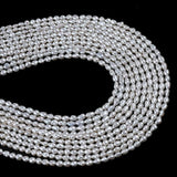 3-4mm Natural Freshwater Keshi Pearl Strand for Jewelry Making