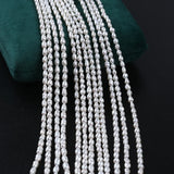 3-4mm Natural Freshwater Keshi Pearl Strand for Jewelry Making