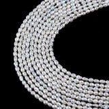 3-4mm Natural Freshwater Keshi Pearl Strand for Jewelry Making