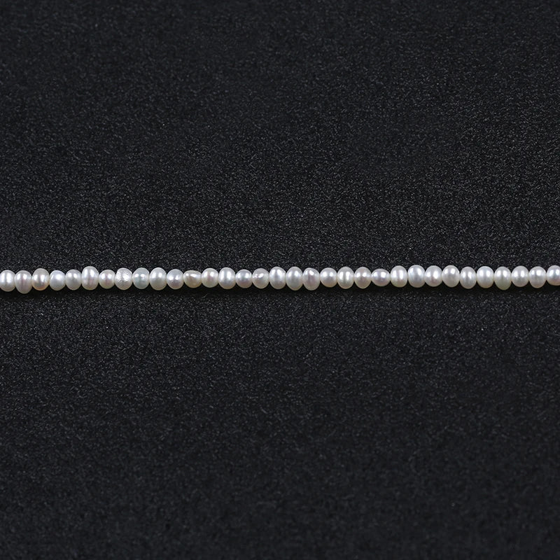 3-4mm Small Pearls Strand Natural Beads DIY Making