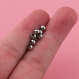 4mm Stainless Steel European Spacer Beads for Jewelry Making 200pcs