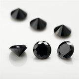 3.5~16mm 5A CZ Stone Machine Cut Round Loose CZ Stone Bracelet