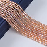 3.5-4mm Pink Freshwater Pearl Strands