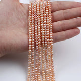 3.5-4mm Pink Freshwater Pearl Strands