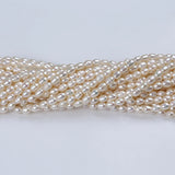 3.5-4mm Freshwater Rice Pearl Strand