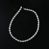 3.5-4mm Freshwater Rice Pearl Strand