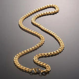 Hot Stainless Steel Necklace Cuban Chain For Men And Women