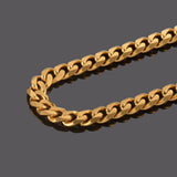 Hot Stainless Steel Necklace Cuban Chain For Men And Women