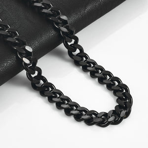 Stainless Steel Cuban Chain Necklace Jewelry Non-fading Chain