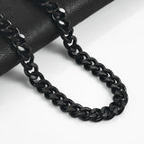 Stainless Steel Cuban Chain Necklace Jewelry Non-fading Chain