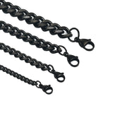 Stainless Steel Cuban Chain Necklace Jewelry Non-fading Chain