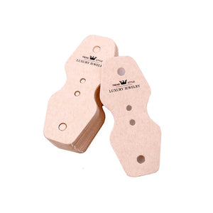 100pcs/lot Jewelry Display Necklace Card Tag Hair Accessories Packing