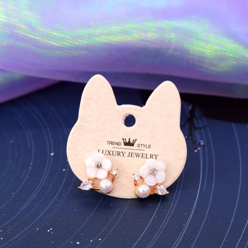 100pcs/lot Jewelry Display Necklace Card Tag Hair Accessories Packing