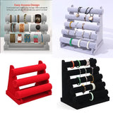 3/5 Tiers Bracelet Display Stand Jewelry Watch Organization Bracelet Holder