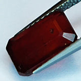 3.50ct Ruby Emerald Cut 9.6x6.1mm Loose Gemstone