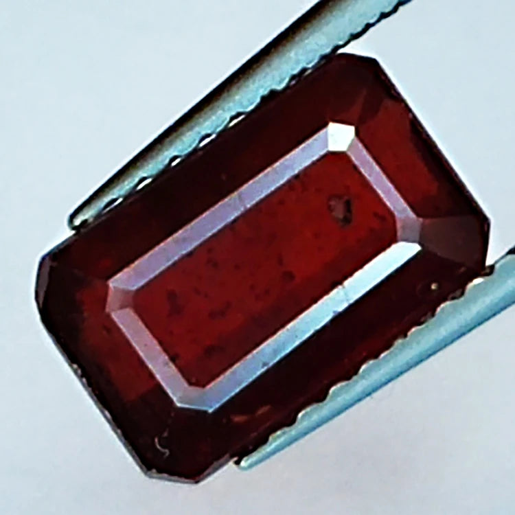 3.50ct Ruby Emerald Cut 9.6x6.1mm Loose Gemstone