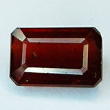 3.50ct Ruby Emerald Cut 9.6x6.1mm Loose Gemstone