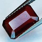 3.50ct Ruby Emerald Cut 9.6x6.1mm Loose Gemstone