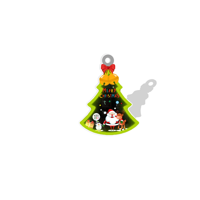 3-5CM Resin Christmas Pendants for Navidad Party Ornaments QSD128