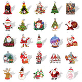3-5CM Resin Christmas Pendants for Navidad Party Ornaments QSD128