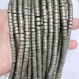 Pyrite Heishi Beads 4*6MM Natural Stone DIY Jewelry Making