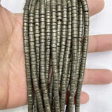 Pyrite Heishi Beads 4*6MM Natural Stone DIY Jewelry Making