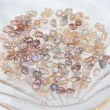 3-5MM Pink Purple Freshwater Pearl Baroque Nail Material Beads
