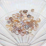 3-5MM Pink Purple Freshwater Pearl Baroque Nail Material Beads