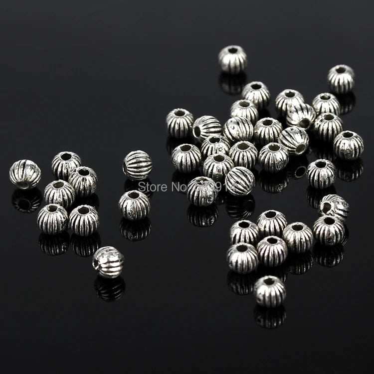 500pcs/lot 3.5MM Tibetan Silver Spacer Beads for Bracelets