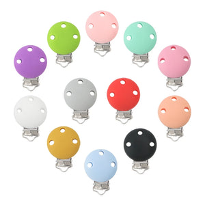Round Silicone Clips 30mm Dummy Holder Pacifier Clip DIY Crafts