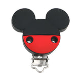 Silicone Beads Clips Cartoon Mickey Minnie BPA-Free