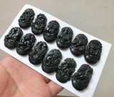 Chinese Jade Carving Dragon Zodiac Pendant Necklace