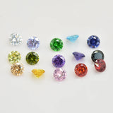 3.5mm~10.0mm Round CZ Bead Zircon Stone AAAAA High Quality Various Colours