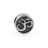 OM YOGA Stainless Steel Beads Spacer Charms for DIY Jewelry