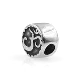 OM YOGA Stainless Steel Beads Spacer Charms for DIY Jewelry