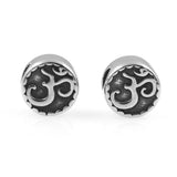 OM YOGA Stainless Steel Beads Spacer Charms for DIY Jewelry