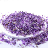 Irregular Amethysts Gravel Chip Stone Bulk Crystal for Fish Tank Home DIY