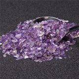 Irregular Amethysts Gravel Chip Stone Bulk Crystal for Fish Tank Home DIY