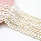 Freshwater Pearl Beads 6mm White Round for Jewelry Making