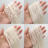 Freshwater Pearl Beads 6mm White Round for Jewelry Making