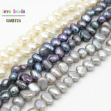 3-5mm Grey Freshwater Pearl Loose Beads for Jewelry Making