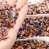 3.5mm Tube Glass Bugle Spacer Beads for Jewelry Making