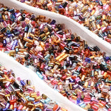 3.5mm Tube Glass Bugle Spacer Beads for Jewelry Making