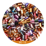 3.5mm Tube Glass Bugle Spacer Beads for Jewelry Making