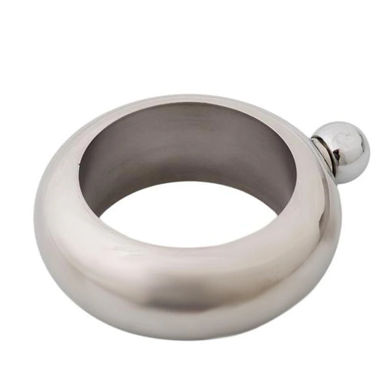 Stainless Steel Wine Pot Bangle Bracelet Flask Hip Flask