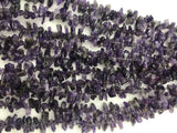 Amethysts Colour Wand Worry Stone Beads Strand 15 inches