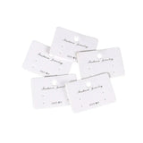 100Pcs Jewelry Earring Holder Display Cards Custom Logo