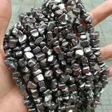 Terahertz Freeform Stone Beads 32'' DIY Jewelry Making Bracelets