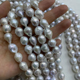 3 6 10 13mm Freshwater Pearl Round Beads Spacer Loose Beads DIY Jewelry Making